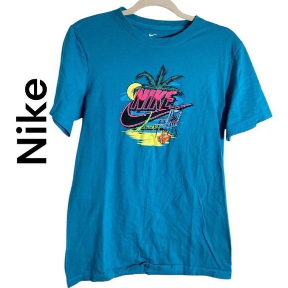 Nike Air Sportswear Island Shirt -South Beach Lebron Paradise Max Men’s Sz S - Picture 1 of 5